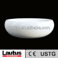 NR4214WM Round marble wash sinks for bathroom